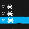 Savage Gear TPE 3D Crab 3" 1oz (Blue Crab) TC-100-BC,One