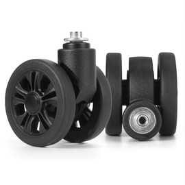 Zoofen Luggage Replacement Wheels 2 pcs Suitcase Replacement Wheels Wear-Resistant Luggage Wheels for Most Suitcase Repair