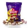 CARIANS Smooth Milk Chocolate Coated Crunchy Candy Pieces, Chocolate Covered