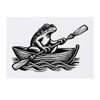 'Frog In A Rowing Boat' Temporary Tattoo - Water Resistant,