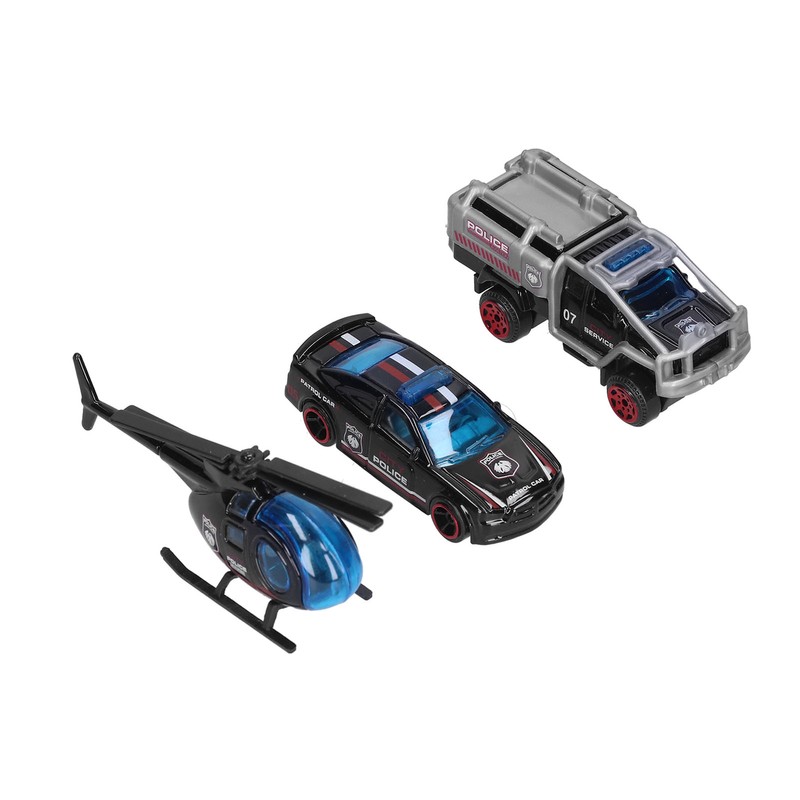 6pcs Children Alloy Car Model Kid Cute Simulated Car Helicopter