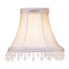 Livex Lighting S144 Bell Clip Chandelier Shade with Clear Beads,