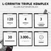L-Carnitine Triple Complex, 3000 mg per daily serving - Premium: