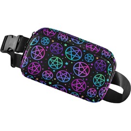Riñonera Para Mujer Bolsa Reflectante Con Correa Ajustable