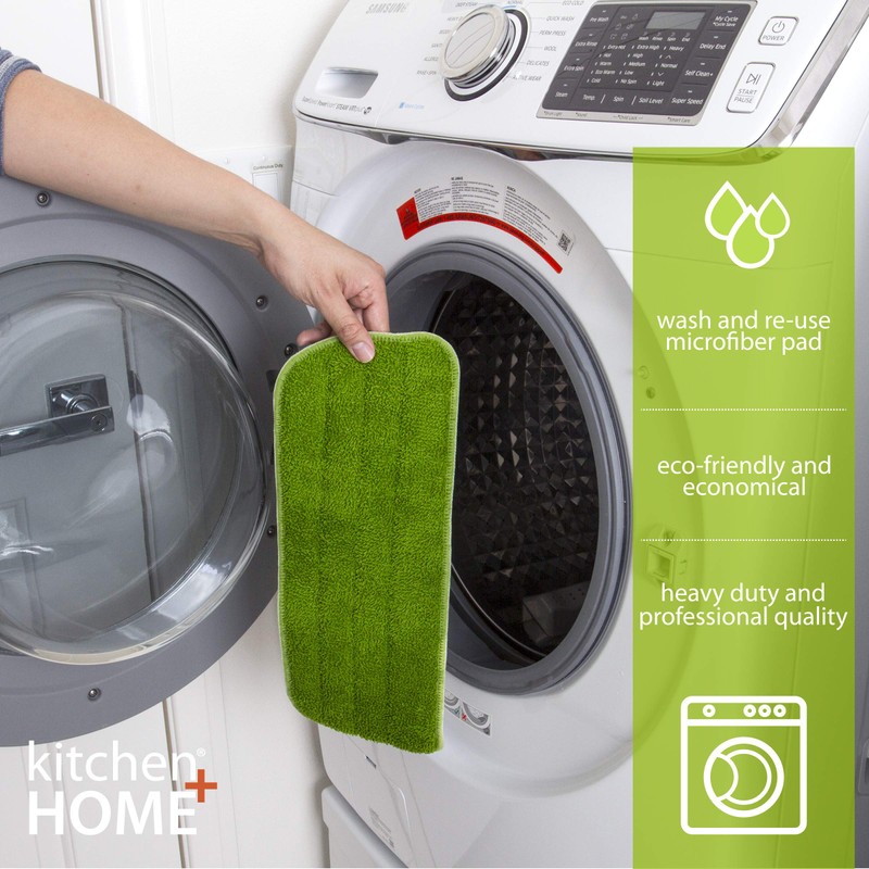 Kitchen + Home Microfiber Mop Pads - 16" Microfiber Wet