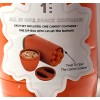 Hutzler Target Bullseye Carrot Dip To-Go Lunch Snack Storage Container