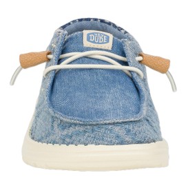 Hey Dude Women's Wendy Boho Loafer Shoe, Blue, 9