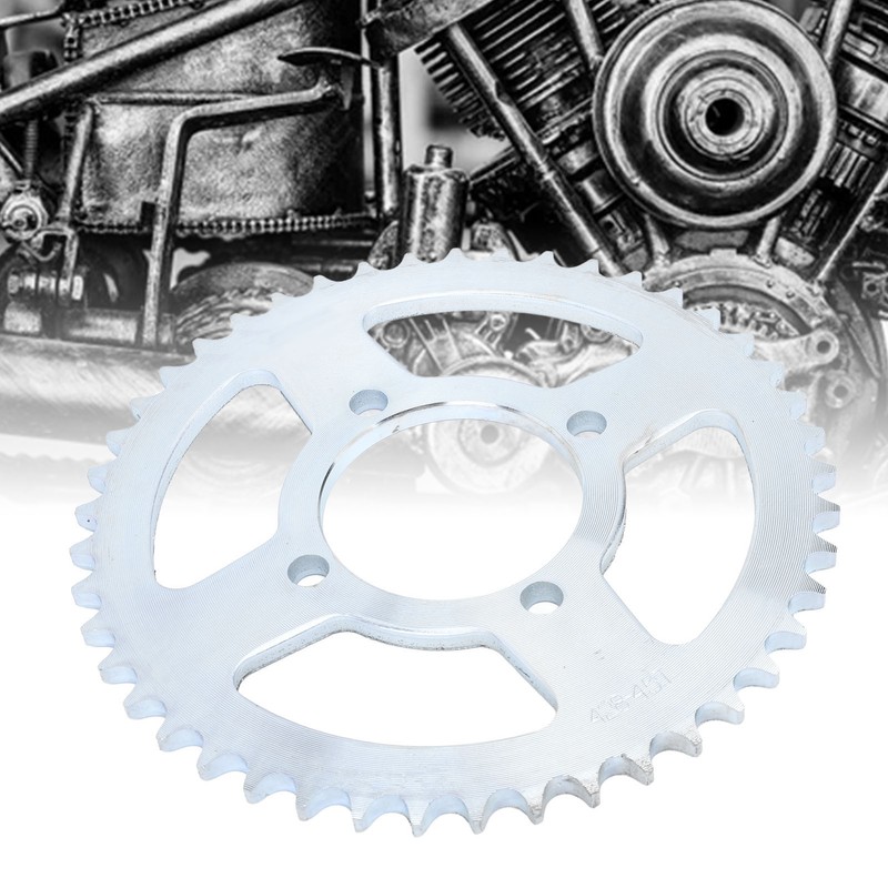 428 Chain 45 Tooth Rear Sprocket 428 45T Steel Rear
