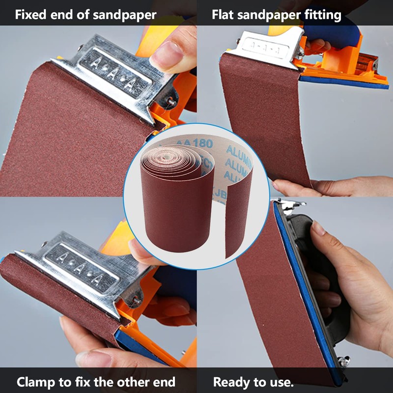SenmaiTools 3 m x 93mm Sandpaper Roll, Ideal for Sanding