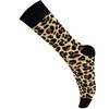 Mysocks Unisex ankle socks multi-design. - Brauner Leoparddruck, size: 40-45