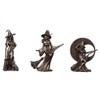 Copper Plated Witch Resin Crafts Home Decor Witch Wizard Resin