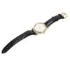 Alloy Quartz Movement Watch Men Elegant Shiny Rhinestone Watch with