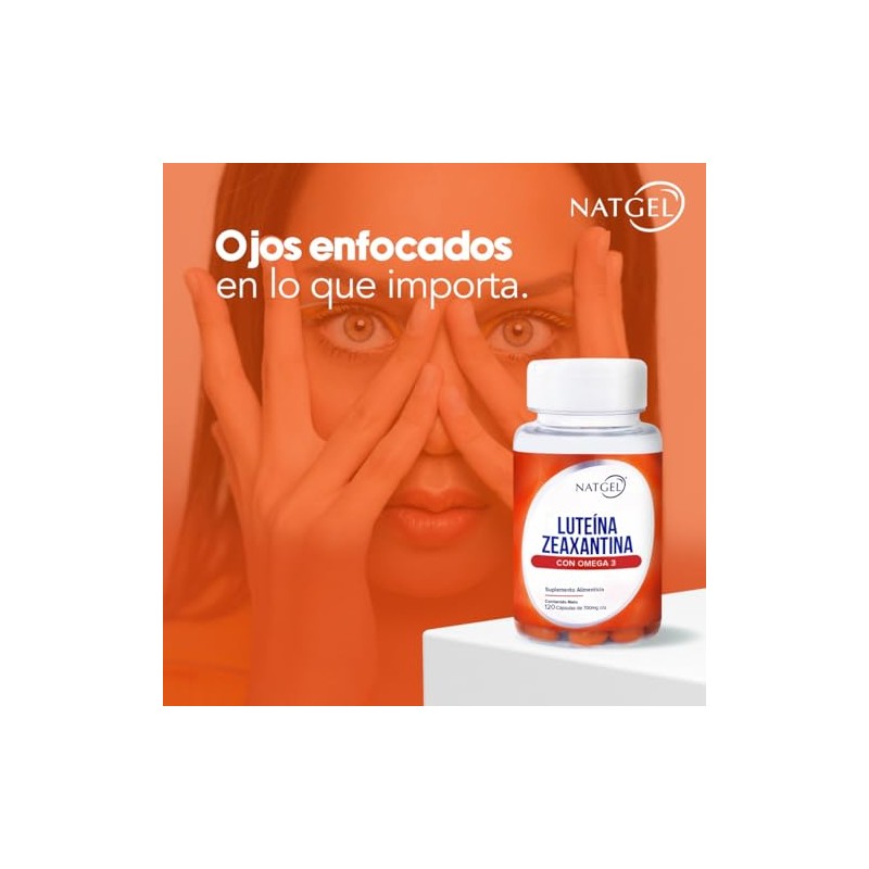 Luteína con Zeaxantina + Omega 3 - Salud Visual y