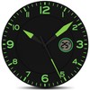 FISHTEC Wall Clock Modern Design - Silent Wall Clock without