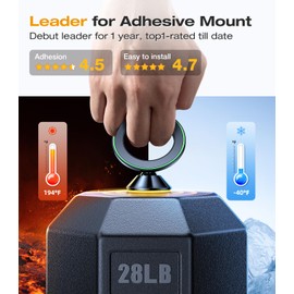 VICSEED VICSEED for MagSafe Car Mount Dashboard, [High & Low Temp Resistance] [Never Drop] Magnetic Phone Holder for Car, 360 Rotatable Car Phone Holder Mount for iPhone 16 Pro Max 15 14 13 12 Plus Mini