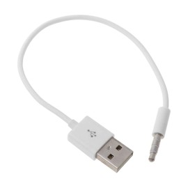 JAGTRADE USB 3.5mm Data Sync Charging Cable Adapter for for for Shuffle 2nd