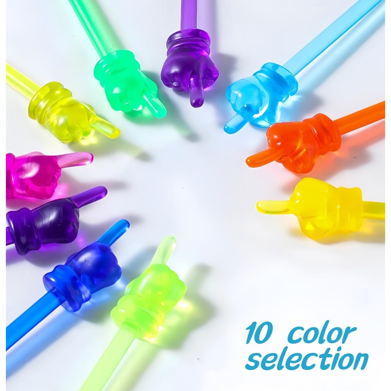 10PCS Children Finger Reading Stick,Teacher Pointer Finger Stick for Classroom,