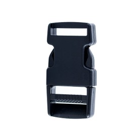 Sunmondo Buckles Buckle, Plastic Click Closure, Clip Closure, Buckle, Replacement Buckle, Buckle for Backpack, Clip Fasteners for Backpack (2, 50 mm), black