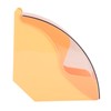 Fan Shape Storage Box with Dustproof Cover Compact Acrylic Filter