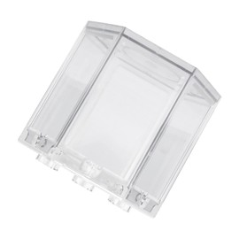 Fish Tank, Small Fish Tank with Rounded Corner Design Portable Small Fish Tank, Hex Shape Superimposable Mini Aquarium Tank, Aquarium Starter Kits Fish Aquarium for Home Office