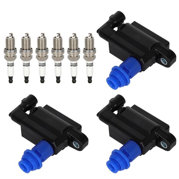 ECCPP ECCPP coils packs 3 ignition coils with 6 iridium