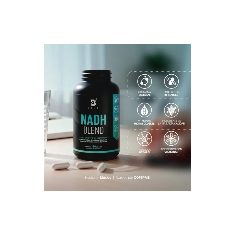 Nadh 180 Cápsulas Días Consumo Veces Más Producto Otros Nicotinamida