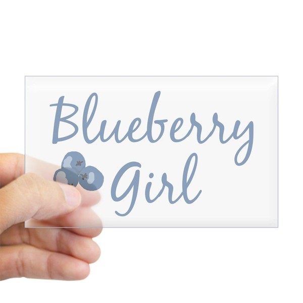 CafePress Blueberry Girl Rectangle Sticker Rectangle Bumper Sticker Car Decal