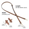 DEVPSISR Leather Strap Suitable for Longchamp Handbag,Crossbody Adjustable Shoulder Strap