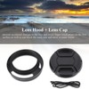 Ttartisans 43mm Black Metal Lens Hood with Plastic Lenses for