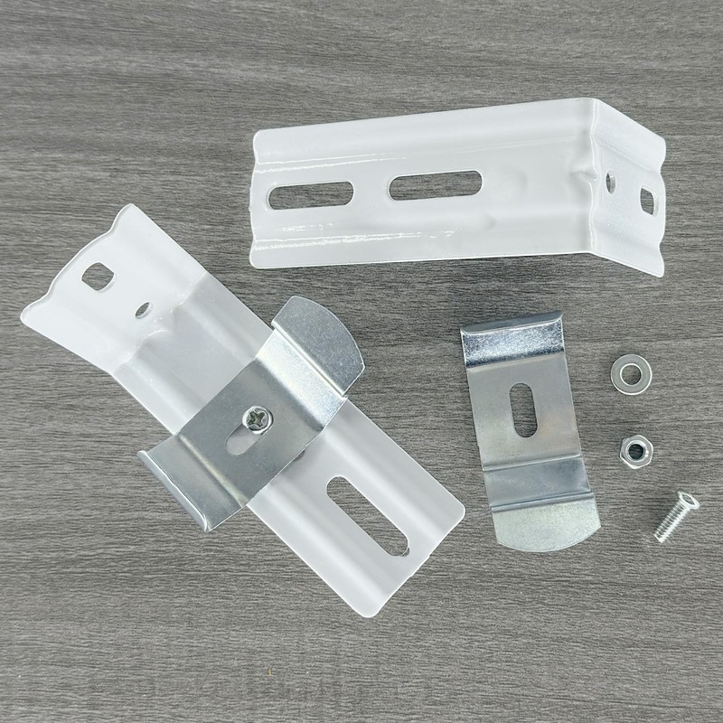 4 Sets Right Angle Vertical Blind Fixings Brackets,L Shaped Venetian