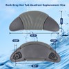 Dark Grey Hot Tub Pillow Headrest Replacement for Artesian Island