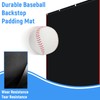 Doublehorse Baseball Batting Backstop 4x6FT Vinyl Portable Quick Setup for