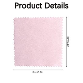 Silver Polishing Cloth, 5PCS Silver Cleaning Cloth for Jewellery, Reusable Silver Cloth, Double Sided Silver Jewellery Cleaner Cloth, Polishing Cloth Jewellery for Pearl, Gold, Silver Jewelry