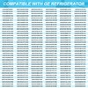 LEDBarz WR55x26671 Refrigerators LED Light Bulb 2 Pack for GE