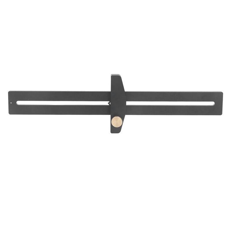 Woodworking Scriber Ruler Tool Aluminum Alloy for Marking Line Layout