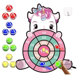 Baixi Tiro Al Blanco Diana 12 Dardos Pelotas Juego De Dardos 62cm