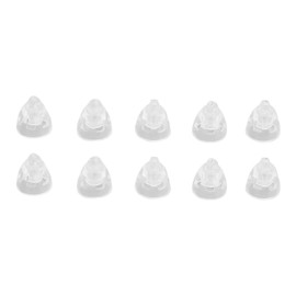 10pcs Sound Aids Domes for Minifit Anti Static Reusable Single Layer Silicone Open Vented Earplug Replacement Domes 6mm Small