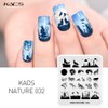 KADS Nail Stamping Plate Nature Template Image Design Plates for