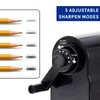 Pencil Sharpener Manual Pencil Sharpener with Container 5 Positions Adjustable