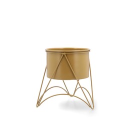 VINTHERA Baskets and Planters, Metal, Gold, 19x20 cm