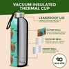 ECO CHIC Reusable Thermal Bottle Stainless Steel Leakproof Insulated Water