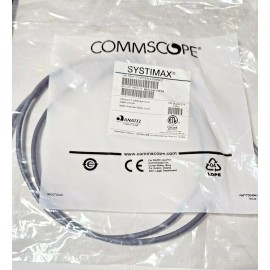 Commscope SYSTIMAX GS8E-DG-2M Modular Patch cord DARK GRAY Cat6 2m / 6.56ft -NEW