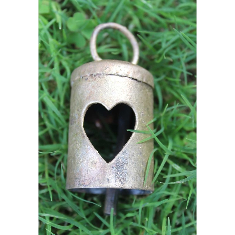 Thirty Six Tin Bells with Metal Striker (2.5" Heart Bells)