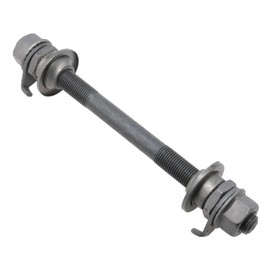 yukata Bike Axle 140/5.5 Inch Bicycle Multiple Speed Front Hub Axle Front Hub Axle Bicycle Axle 3/8‘’ Black 26TPI Bicycle Hub Axle 1PCS