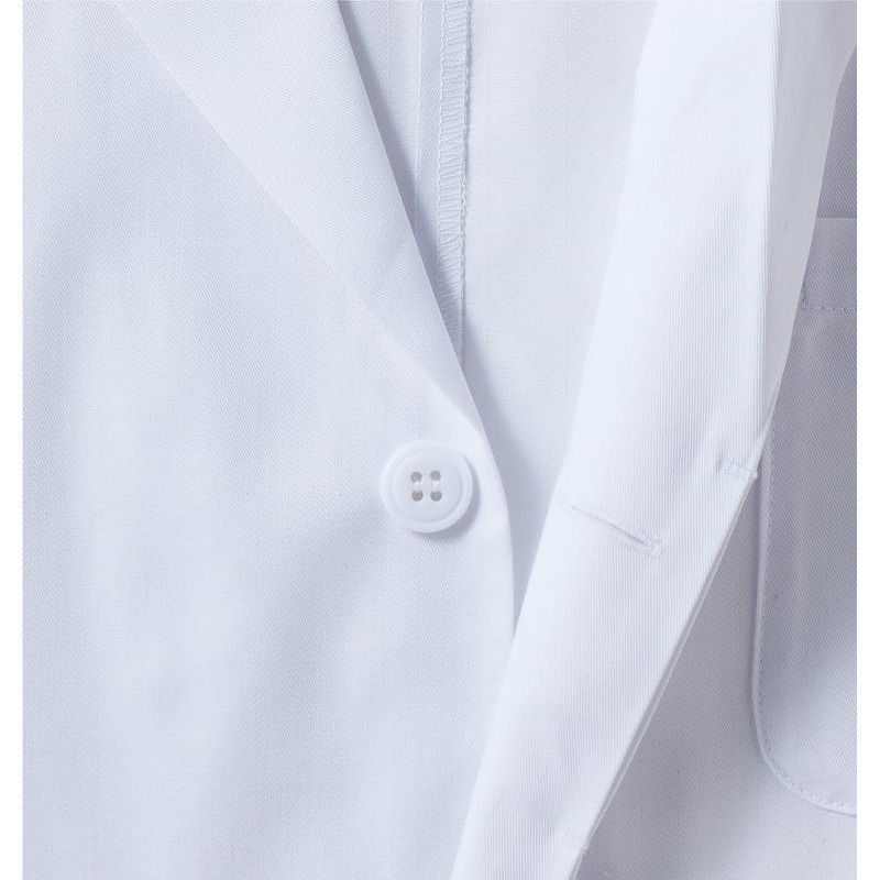 Montblanc Cooking Uniform Japanese Cuisine White Coat Seven-Quarter Sleeve with