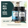 Set Suplementos Para Hombre Testo Y All Men 360 Cápsulas