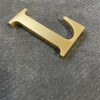 1.77 Inch Height Self Adhesive Solid Brass English Letters 4.5CM