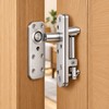 360-Degree Rotating Stainless Steel Hidden Door Hinges – Heavy-Duty Invisible