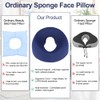 AOOSA Face Down Pillow for Massage, Massage Headrest for Bed,