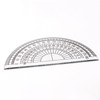 FUZVOL 3PCS Plastic Protractors 180 Degree Protractor for Students Teachers